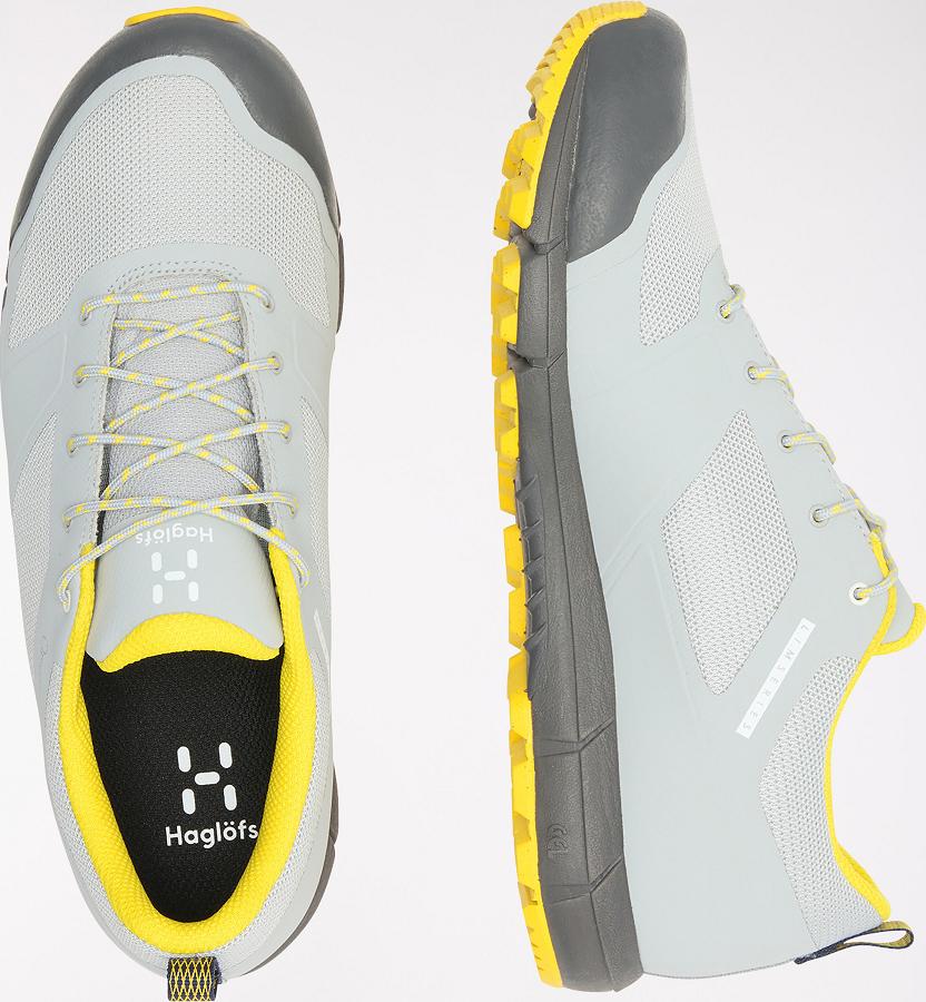 Haglöfs Womens L.I.M Low Proof Eco Hiking Shoes Grey/Yellow New Zealand 98541EYKQ
